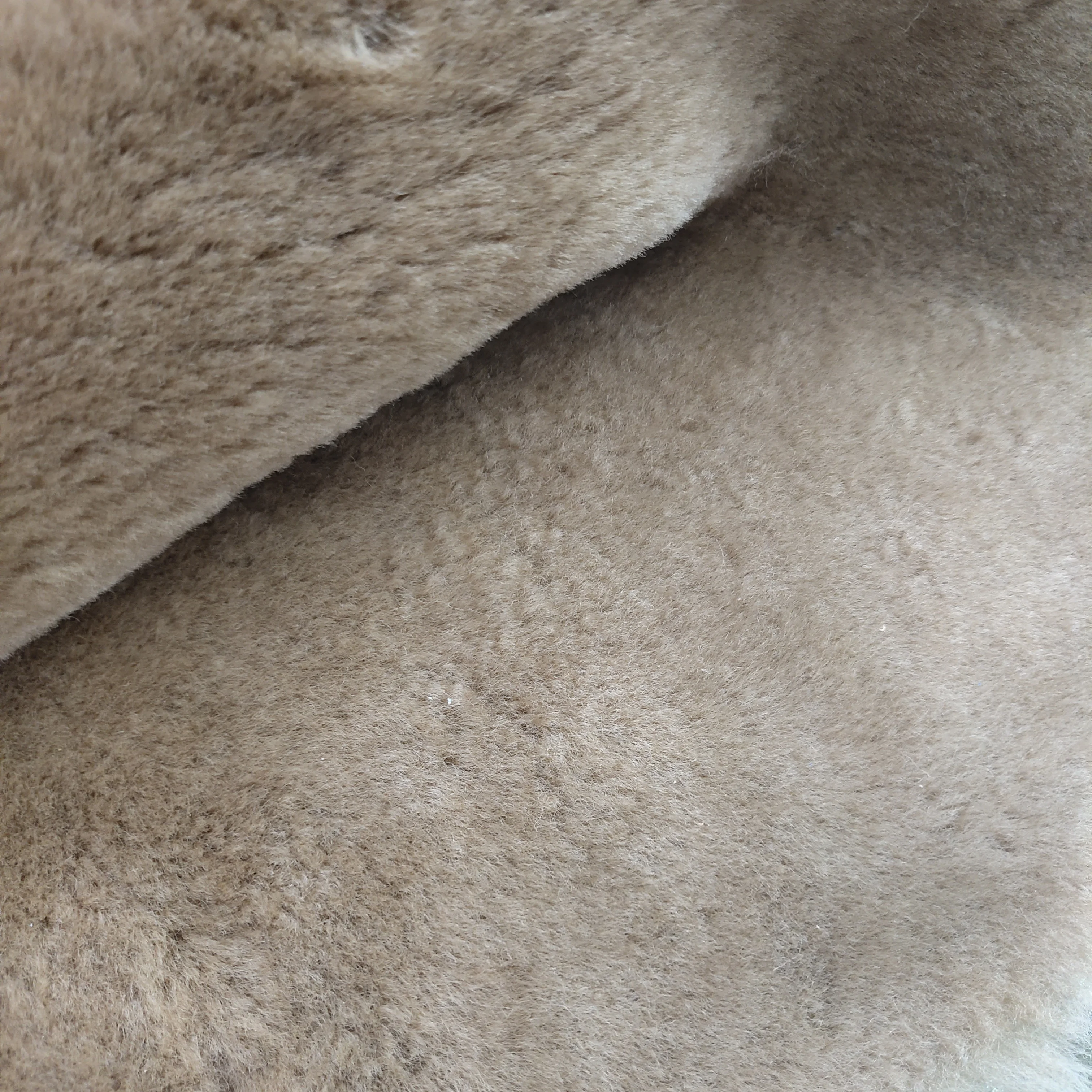 Double side sheep hair leather rug genuine sheep fur skin for room carpet garment fabric