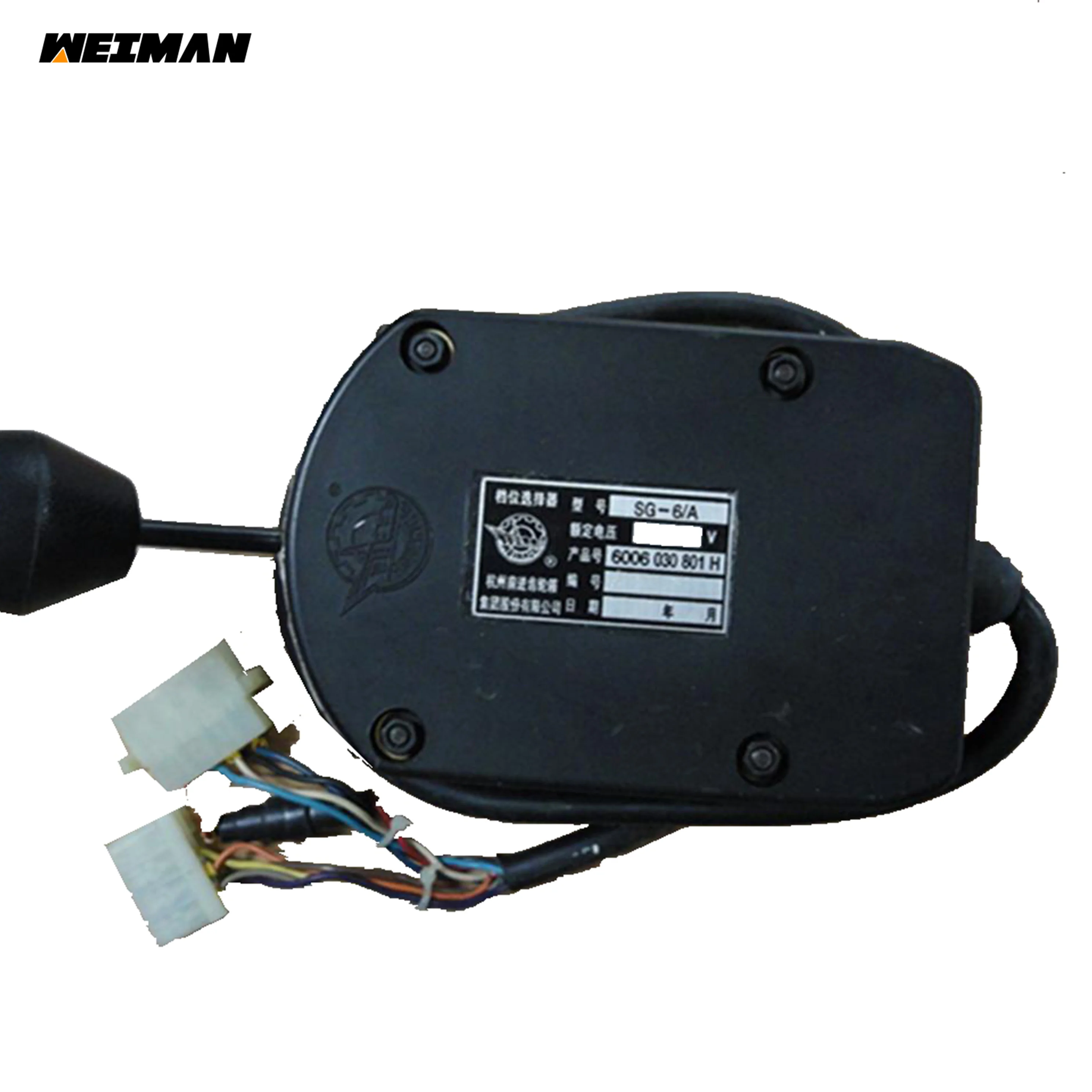 ORIGINAL 6006 030 801H Gear Selector 6006030801H SG-6A 24V for WG180 Transmission Spare Parts