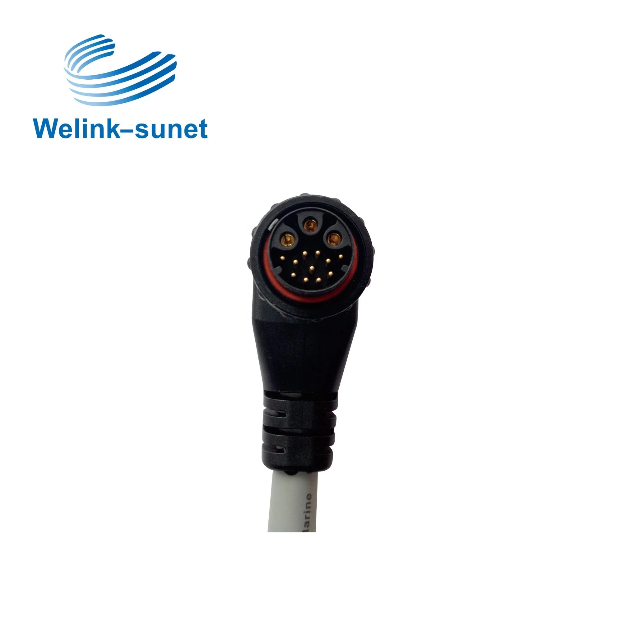 Винт тип PCB 7P водонепроницаемый разъем провода жгут для Пейзаж лампы