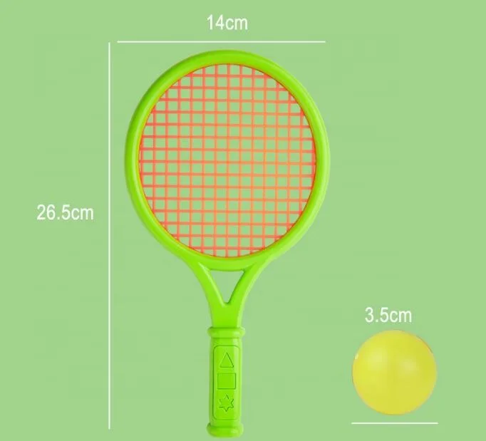 Outdoor Sport Game Plastic Tennis Racket Set for Kids