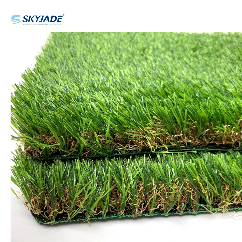 Wholesale 40mm SKYJADE Landscape Grass Carpet Cheap Artificial Turf Synthetic PP PE Materials Garden Application Tewtw-Kui