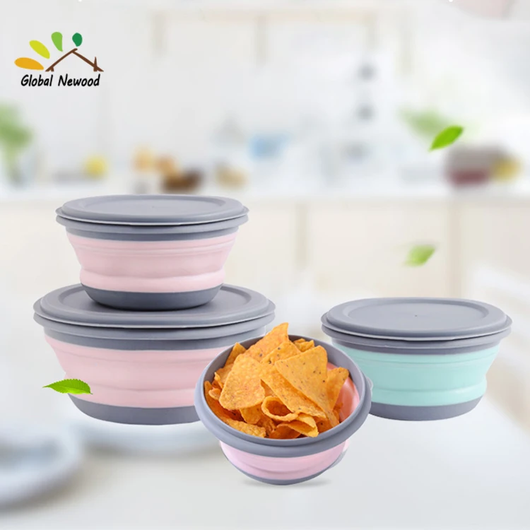 Dog bowl small pet special folding bowl to drink water outdoor portable plastic pet bowl  pet supplies