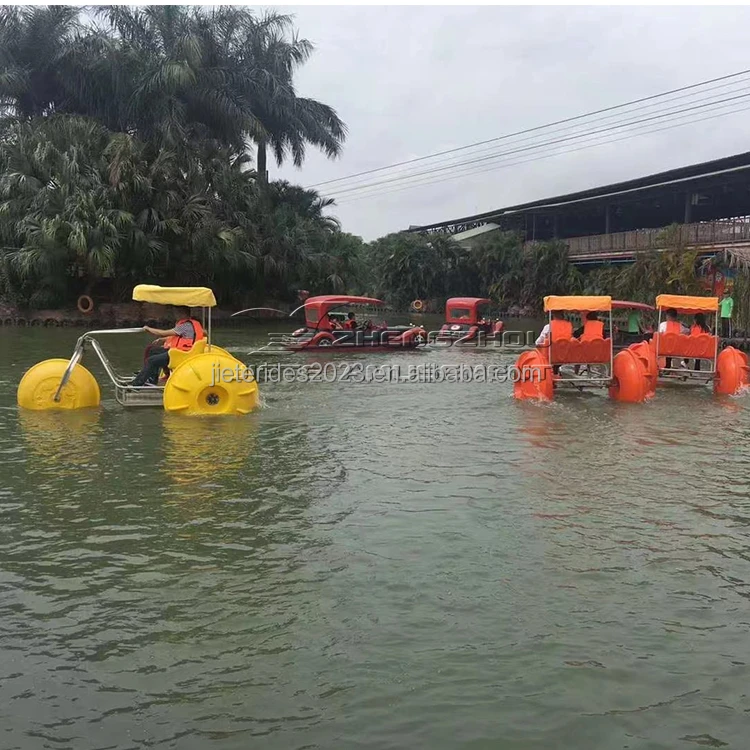 Adults recreational aqua bicycles water bike pedal boats 3 big wheels water tricycle bike For Sale