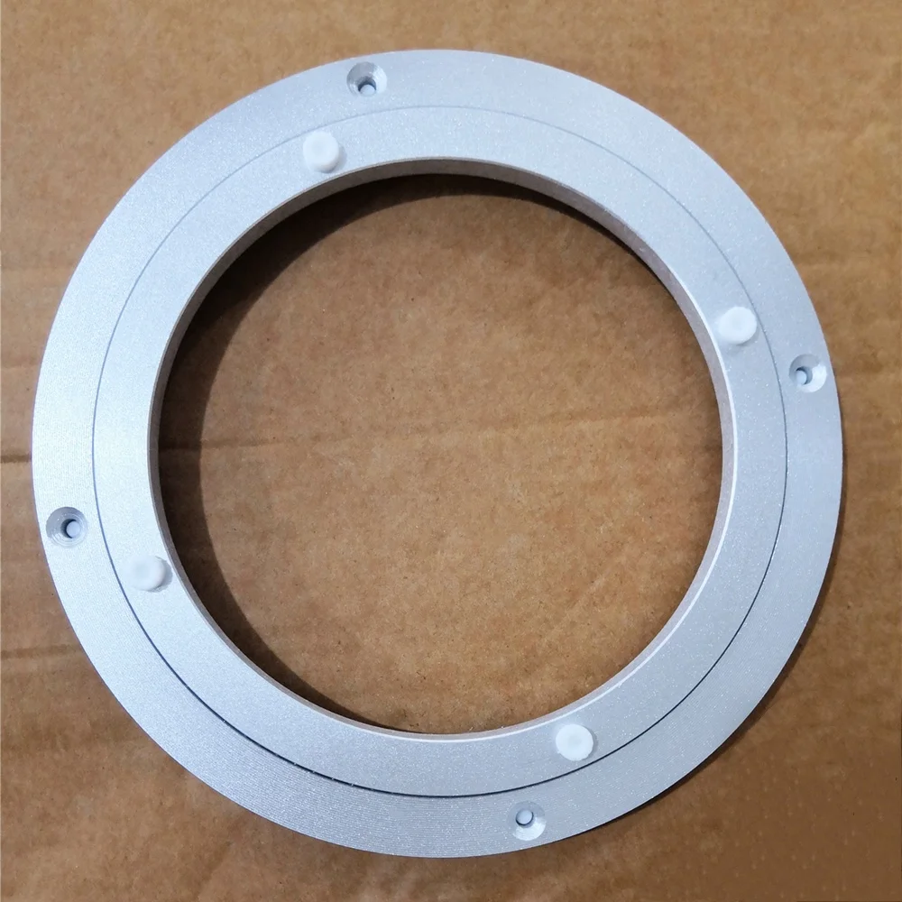 250 mm 10 inch Ball Bearing Swivel Plate Aluminum Lazy Susan Turntable Furniture Hardware Rotating Mechanism Revolving Ring