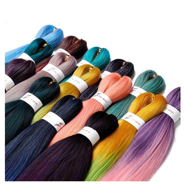 Бесплатный образец, приспособление для волос, предварительно растягивающиеся и предварительно растягивающиеся крупные плетеные волосы, большой запас, афро, предварительно растягивающиеся