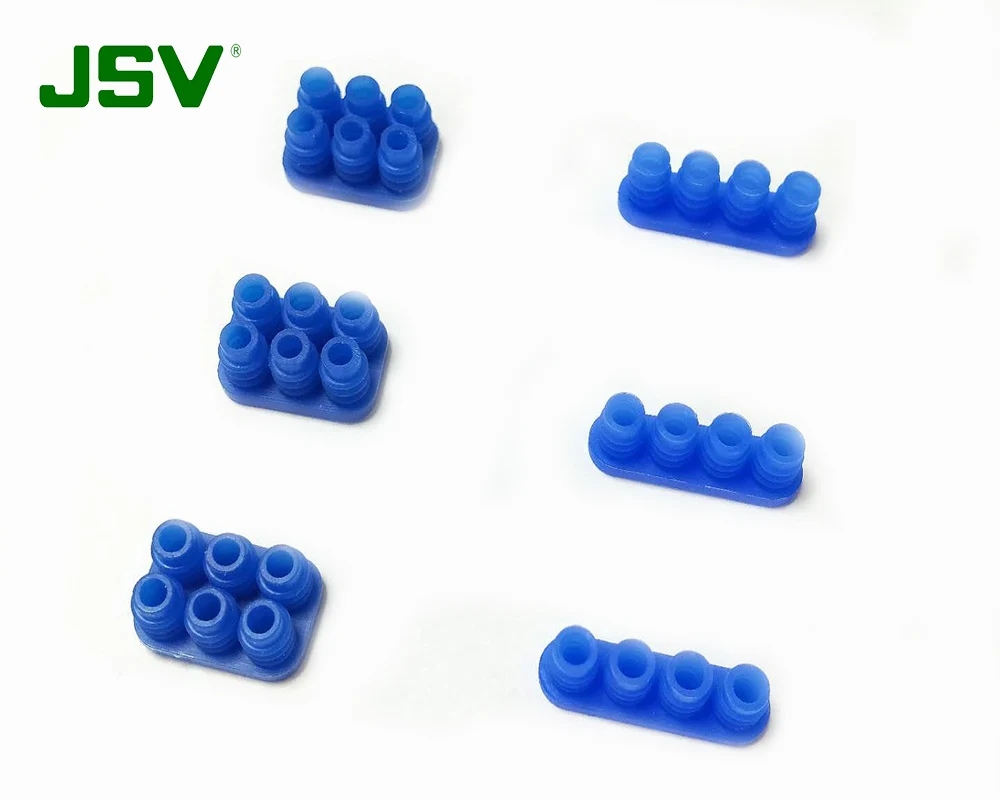 
Wire Blue Silicone Rubber Seal Equivalent TE 42021/42022 6.35mm Pitch Pin Header Male and Female Housing 