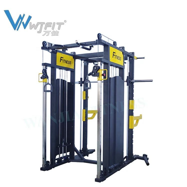 
Wanjia Fitness Gym Machines Squat Rack Power Rack Multi Funcion Smith Machine Multi Home Gym For Commercial And Home Fitness 