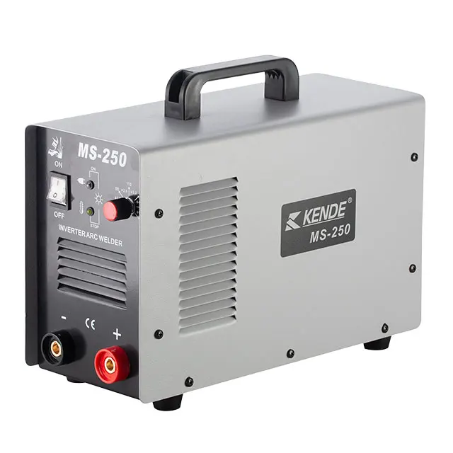 KENDE Single Phase DC IGBT Portable Stick ARC MMA 250 Inverter Welder Welding Machine MS 250