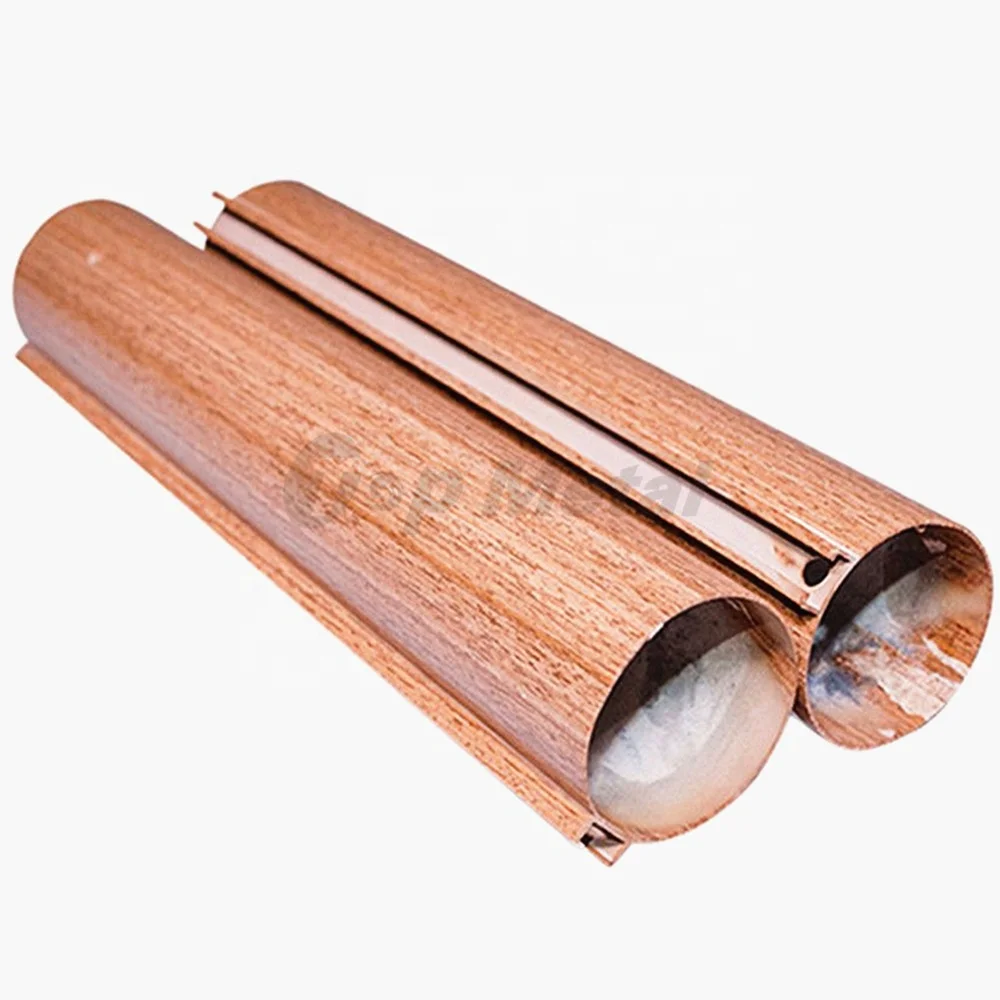 Aluminum Material Indoor Round Shape Ceiling Decoration Baffle Ceiling Profile Strip Metal Ceilings