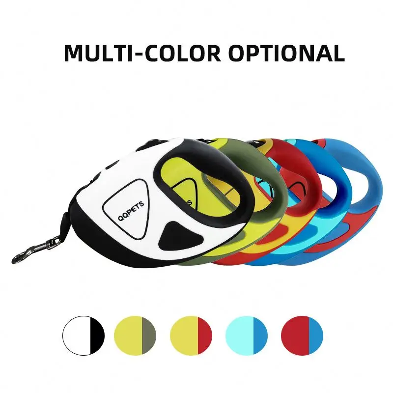 Freesea pets Retractable Dog Leash with Bright LED Flashlight Factory Custom Logo Walking Leashes Pet Dog Outdoor Leash Lead