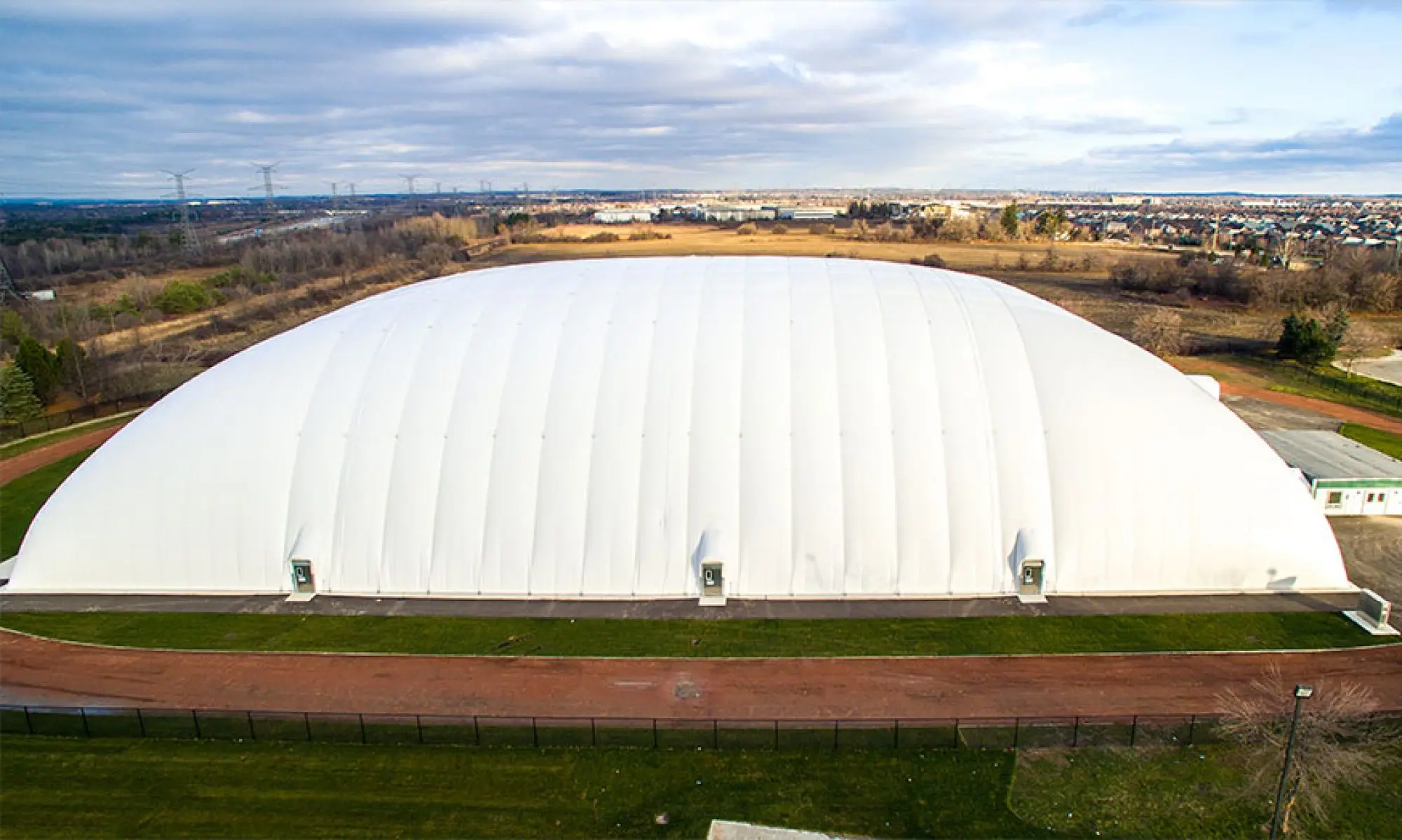 XZ OEM ODM outdoor air-dome-for-pool with conditioning huge soccer large nature car park inflatable for events