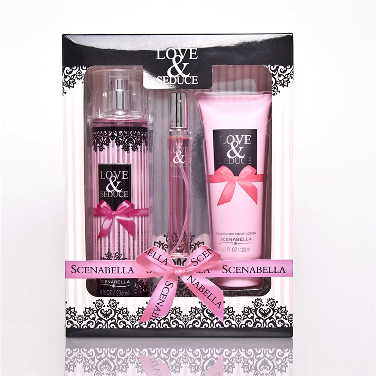 SG0013 Scenabella Sweet Pea Blossom  3pcs Perfume Gift Set
