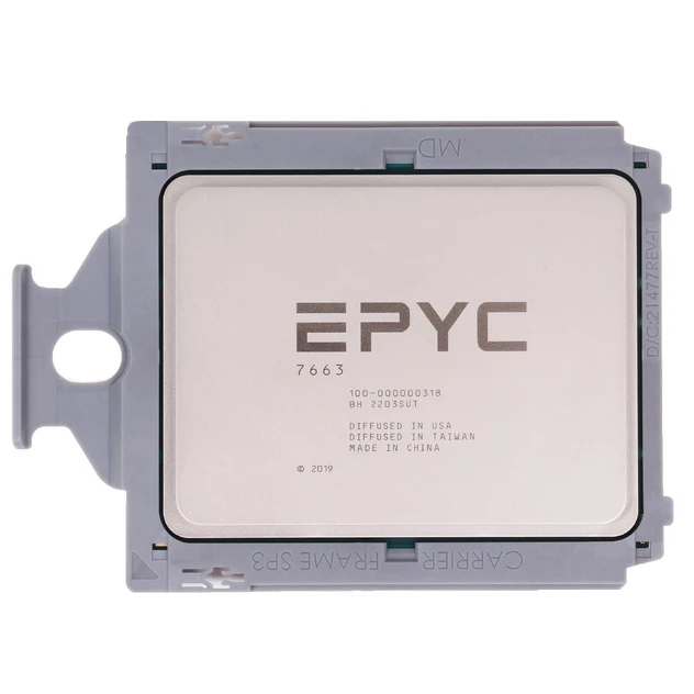 Stock Brand New Server CPU EPYC 7601 7H12 7F72 7F52 7F32 7773X 7763 7742 7713P 7713 7702P 7702 7663 7643 7642 7B12