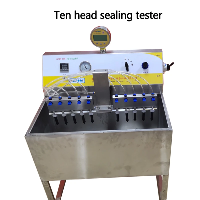 Sealing tester Ten head Vacuum sealing performance tester Bottle cap sealing tester Packaging leakage detector