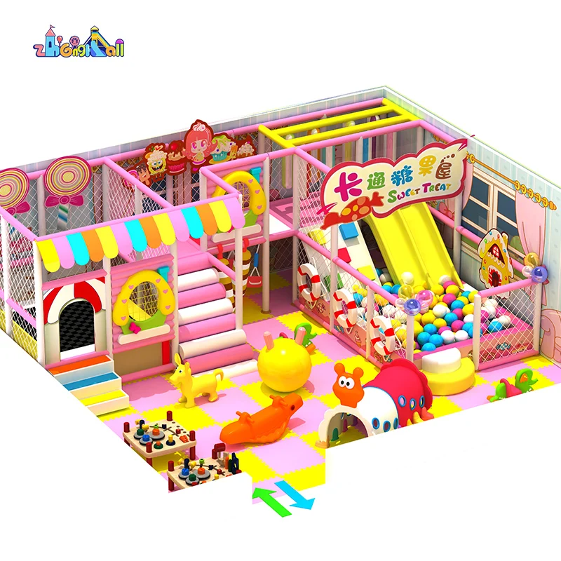 Forest Themed Soft Contained Indoor Playground for Children