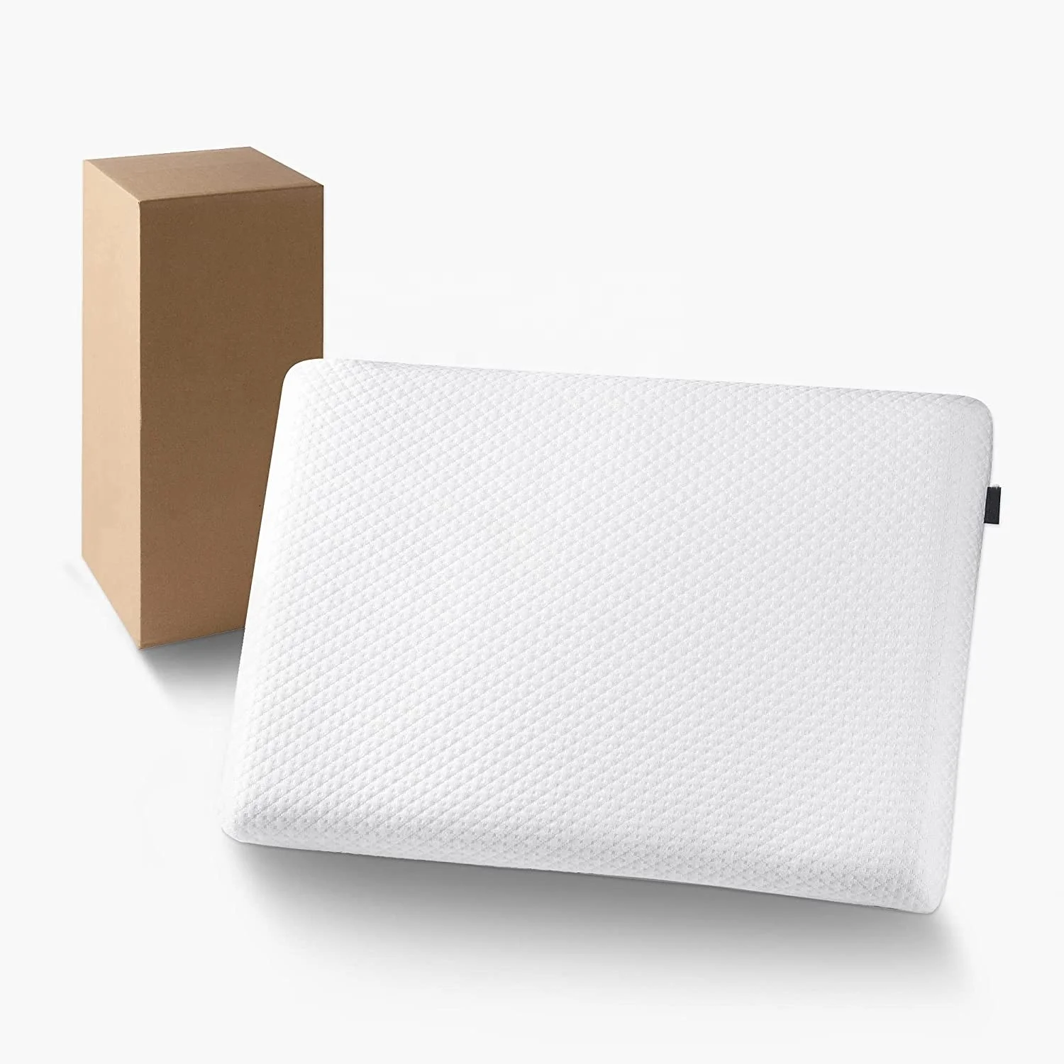 Amazon Best Memory Foam Pillow New Material Cooling Gel Neck Support Bamboo Bread Pillow with Color Box Packing