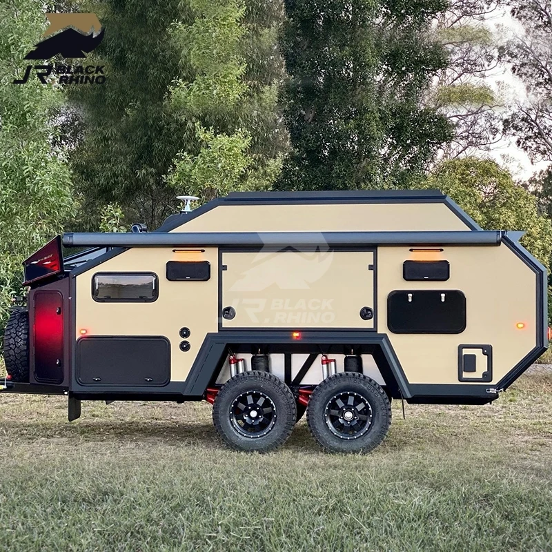 OTR Custom size caravana fora da estrada a frame trailer price trailer with Inside Sleeping