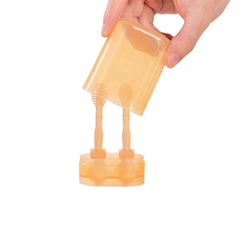 High Quality Guarantee Baby Oral Health Newborn Oral Tongue Coating Cleaner Silicone Toothbrush