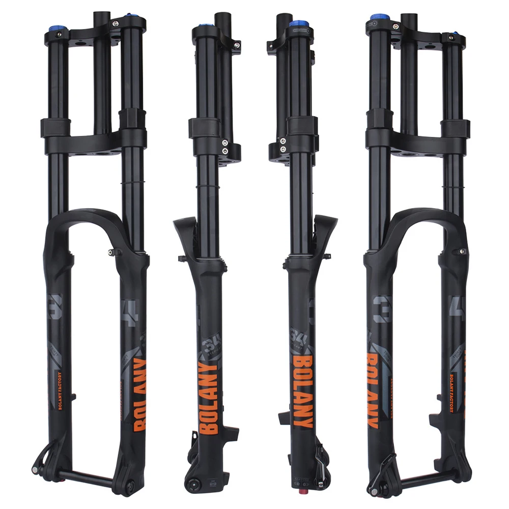 MTB  Fork Double Shoulder Rebound Adjustment  Mountain Bike Air Fork 27.5/29 Inch DH  XC AM Bicycle Suspension Front Fork