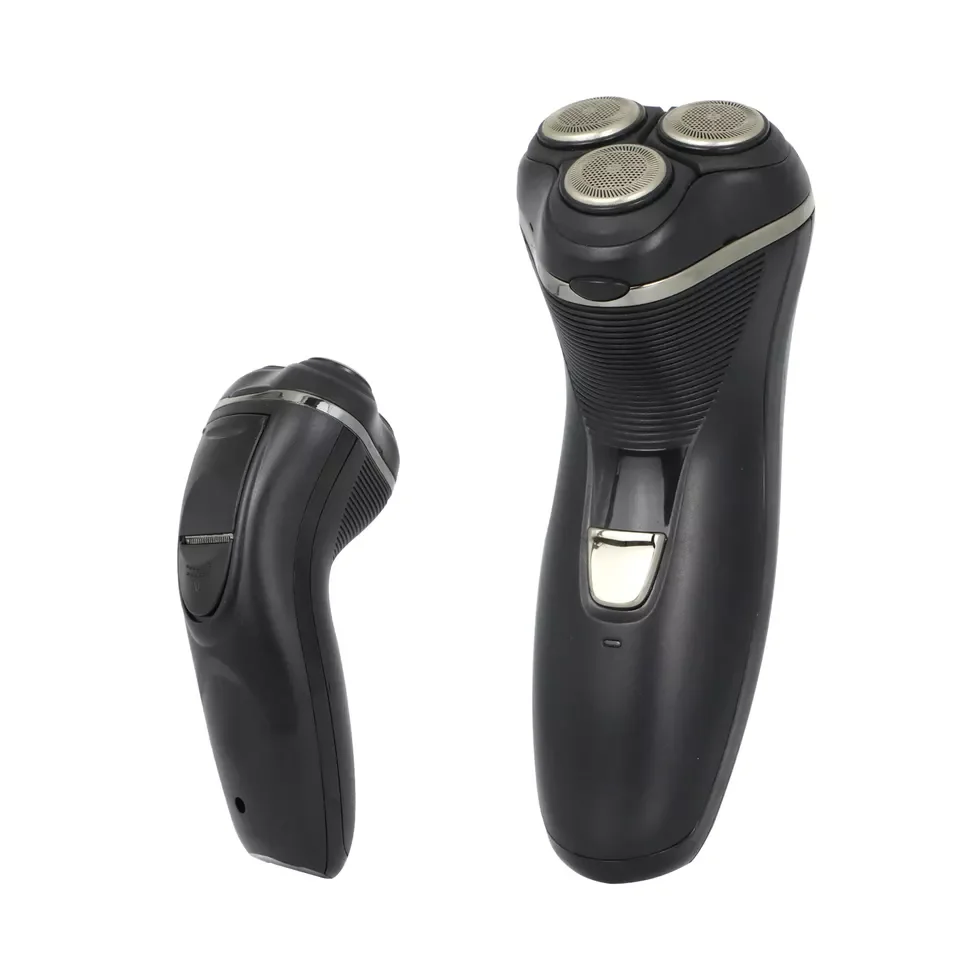 Rechargeable Triple Blades Waterproof Electric Rotating Blade Shaver For Men