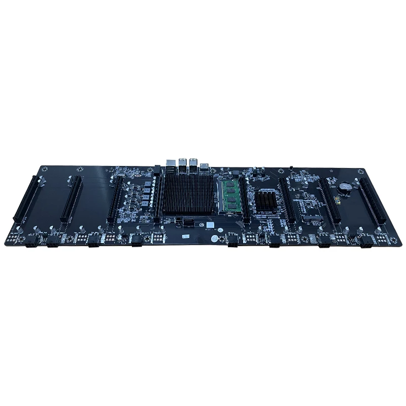 847 Motherboard 8GPU Mainboard Components Integrated CPU 68mm 4gb Memory Motherboard For Rx580 1660 3080 3090