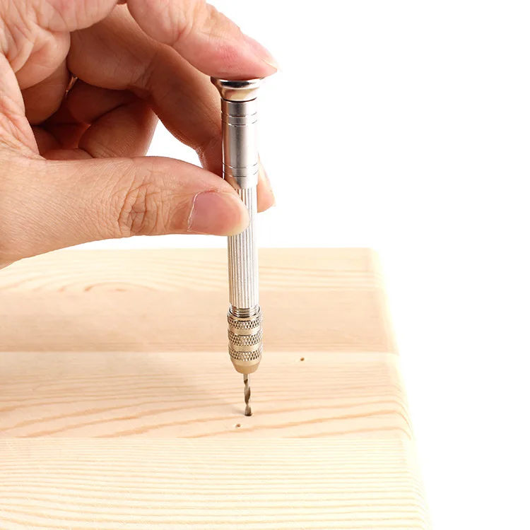 INTODIY Mini Twist Hand Drill Bits Manual Drill Set for DIY Jewelry Resin Craft