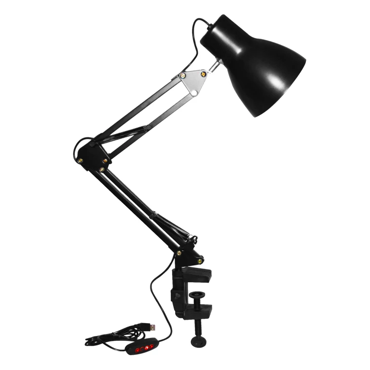 China manufacturer modern foldable flexible metal long arm Led table lamp
