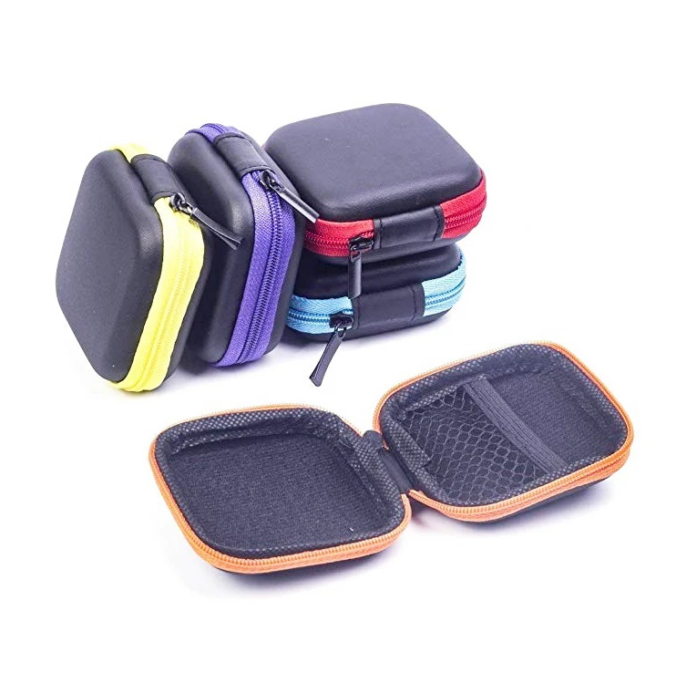 Custom Colorful Fashionable Carrying Storage Protective Travel Waterproof Hard EVA Case for Wire Earphone
