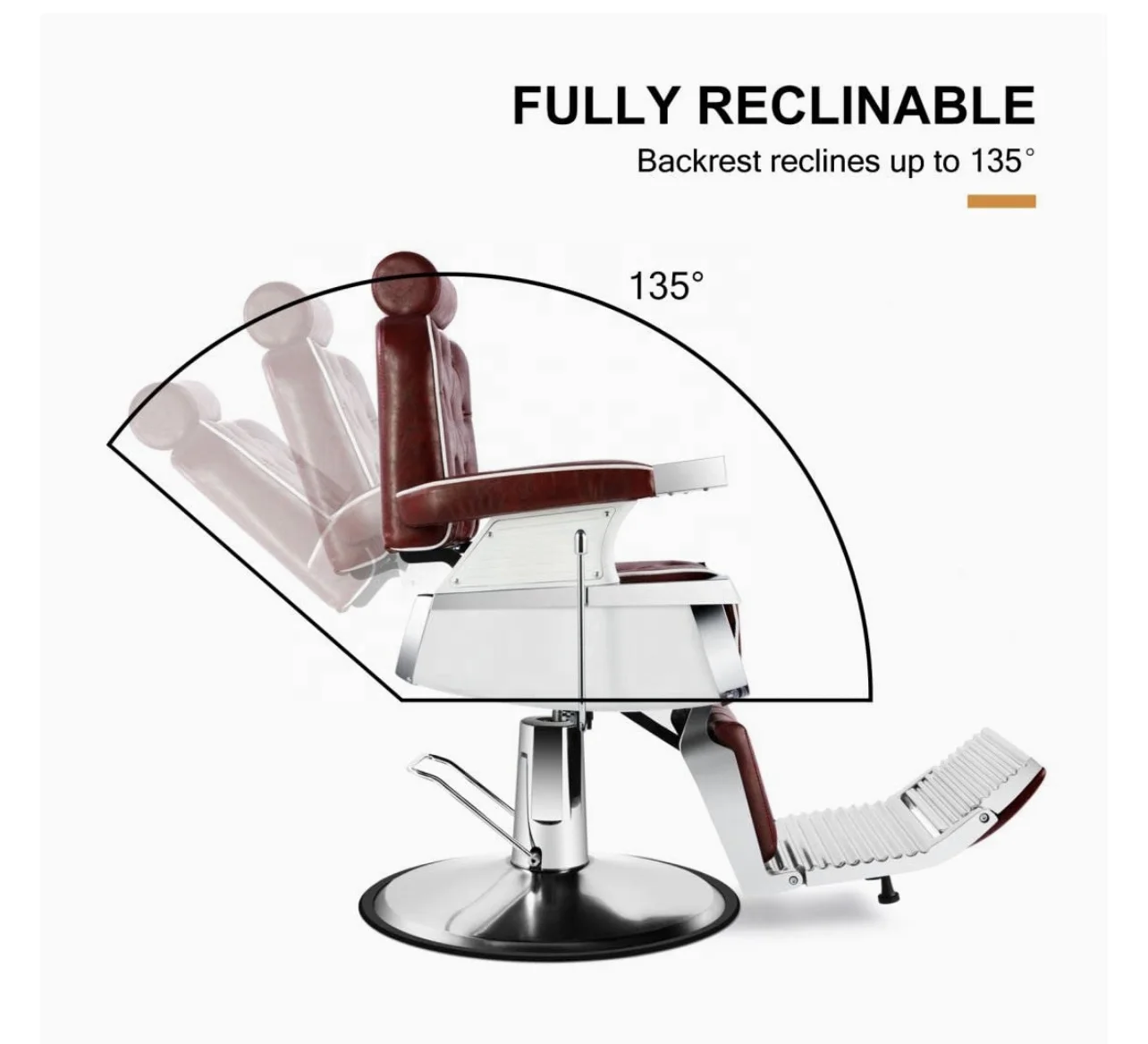 Vintage barber chairs for hair salon Old school barber chair for hair style Factory selling salon chairs with cheap price