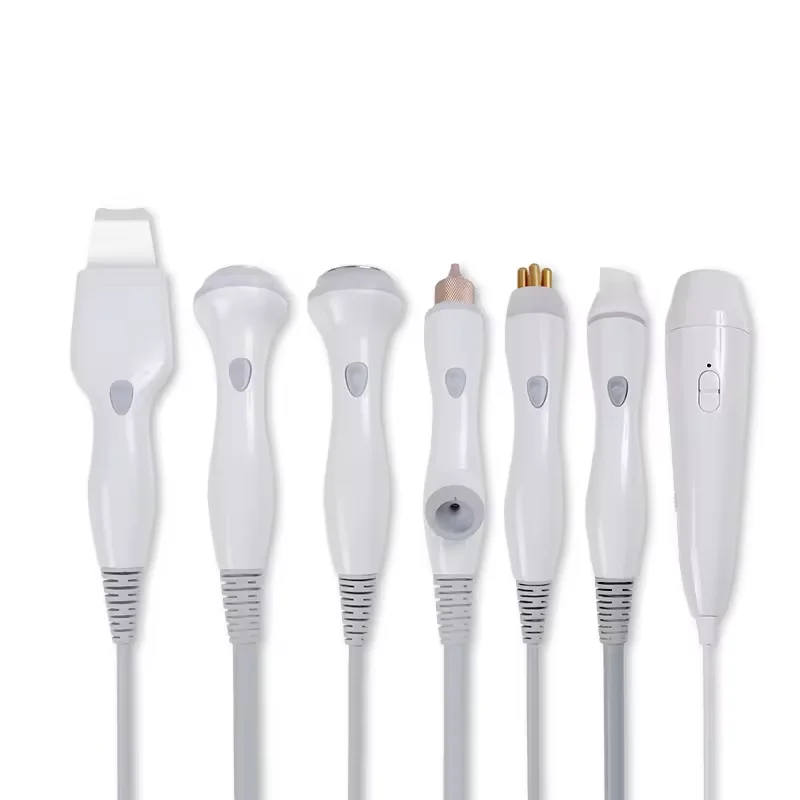 7 in 1 Smart Ice Blue Bubble Multifunctional Facial Skin Analyzer Ultrasonic Skin Scrubber Radio Frequency Machine