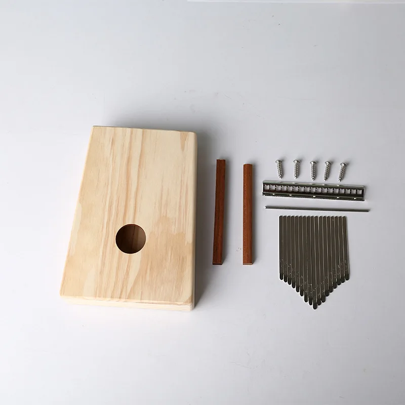 Kalimba diy  17 Keys Kalimba Finger Thumb Piano kalimba accessories Factory direct sale handmade mahogany