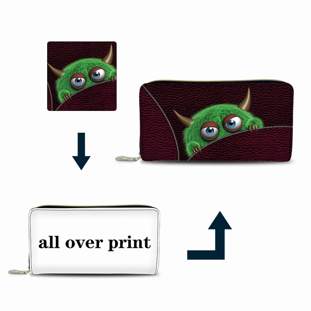 Designer Custom Wallet Manufacturer Wallets For Women Fashionable Waterproof Wallet Shockproof Leather Case