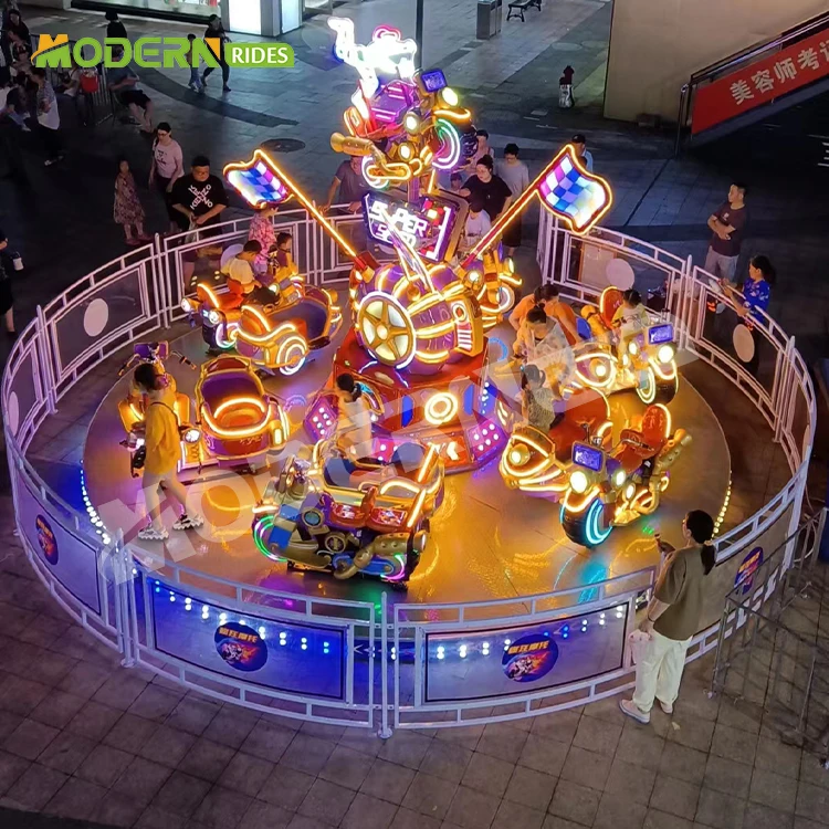 carousel ride swing ride theme park luna park playground kids amusement park equipment  super car ride for sale