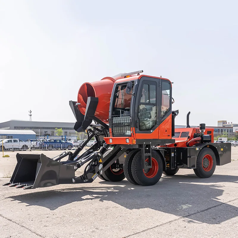 Free Shipping Small Self Loading Concrete Mixers Cement Mixer Prices Concrete Machine Factor Concrete Batching Mixer for Sale