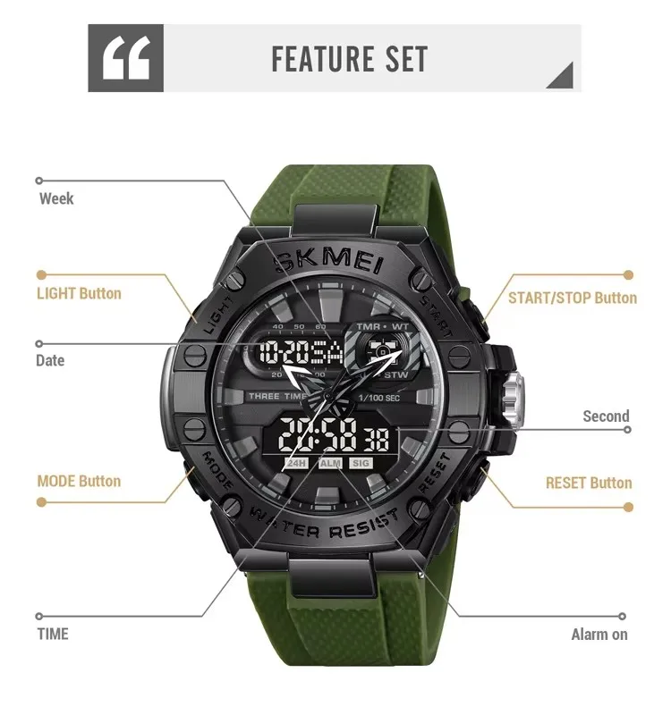 Guangzhou Skmei custom watches 2221 digital wholesale private label outdoor wristwatch for gents mens luxury watches men