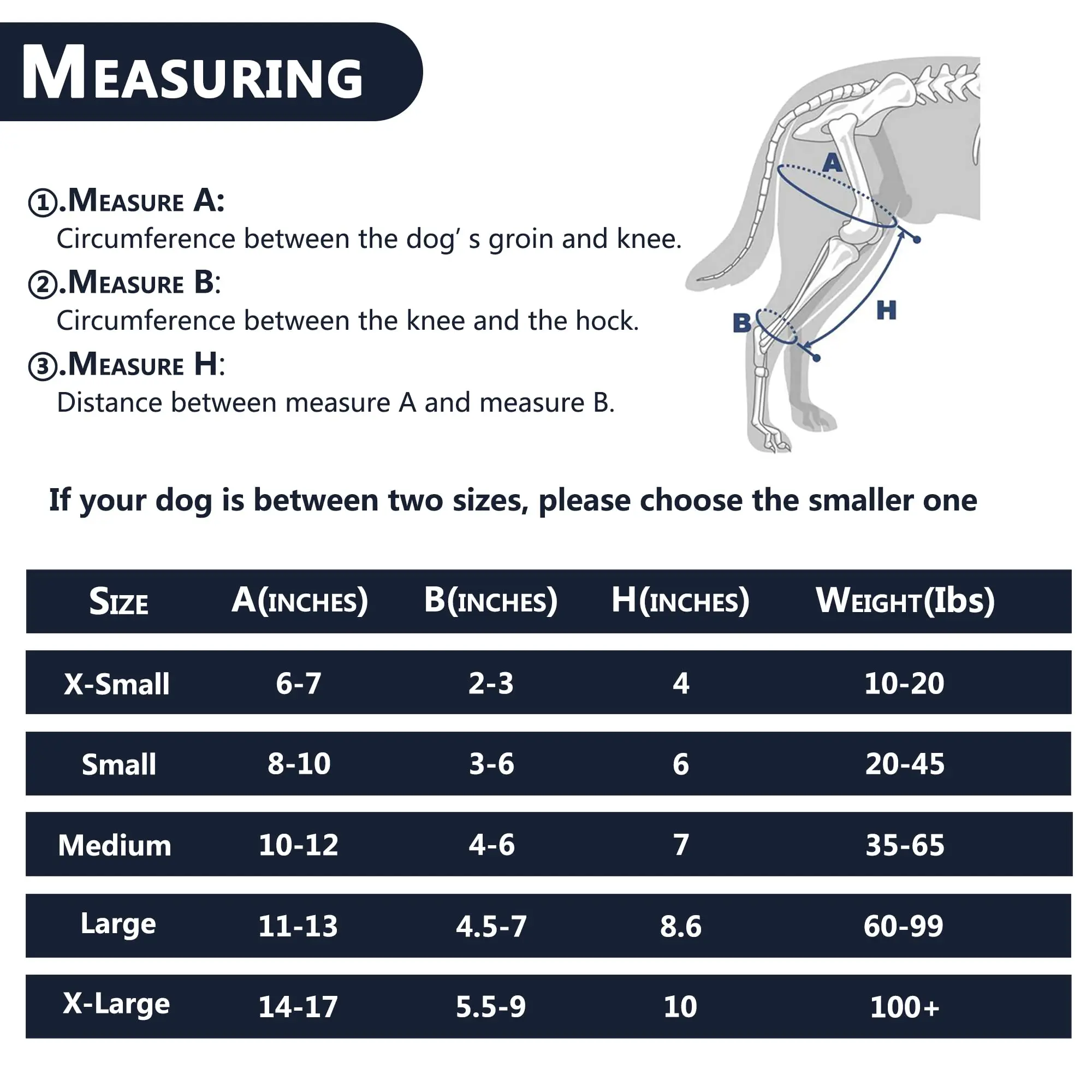 Dog ACL Brace Hind Leg Two Angled Lateral Aluminum Splints Support Dogs with Stability, CCL Injury Two Angled dog knee brace