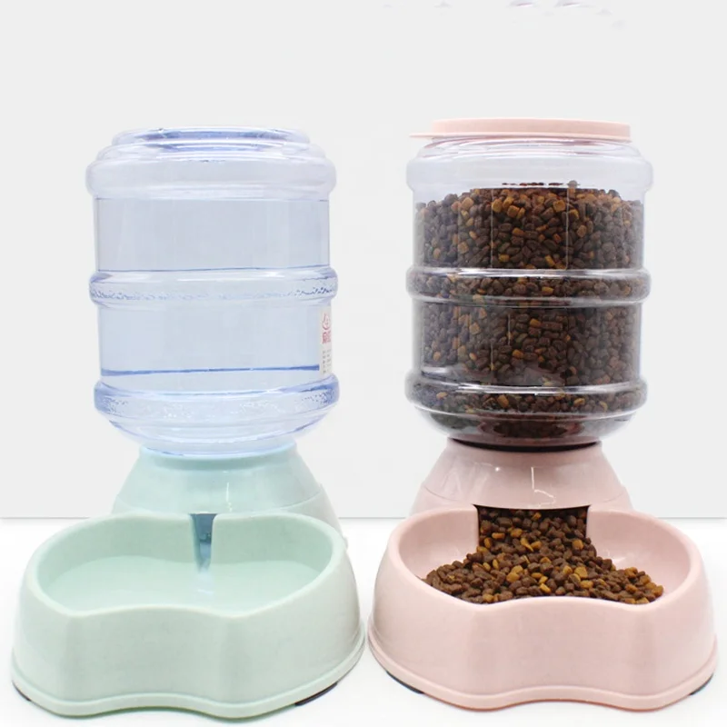 Optional Color Pet Water Food Dispenser Dog Drinking Feeder Durable Safety with Customized Logo