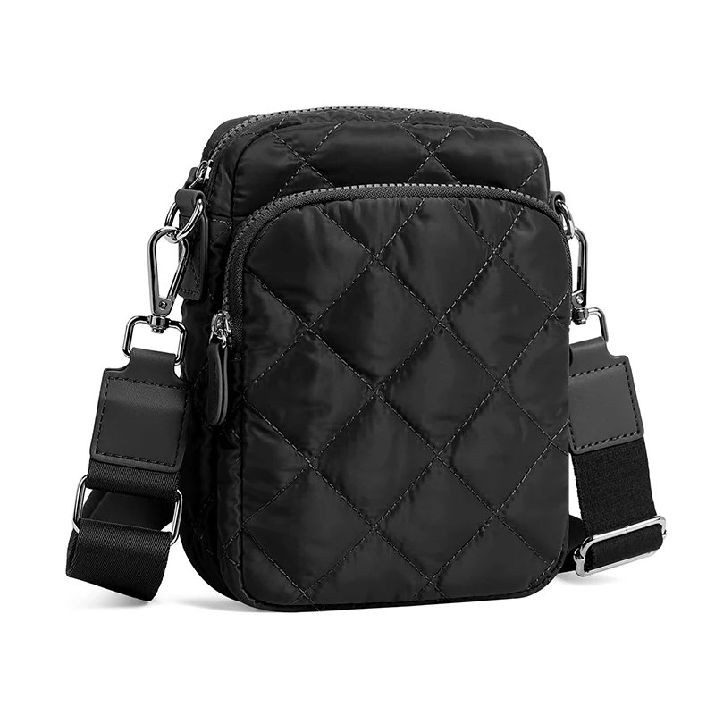 Custom Travel Portable Shoulder Cell Phone Wallet Purse Small Quilted Crossbody Bags for Women