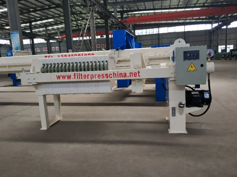 Recessed Plate Filter Press for Wastewater Treatment in Chemical Complex on Production Factory of Complex Mineral Fertilizers