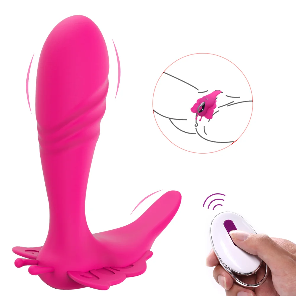 12 modes rechargeable wearable sex toys women butterfly clit massage panty dildo vibrator sex toys for women