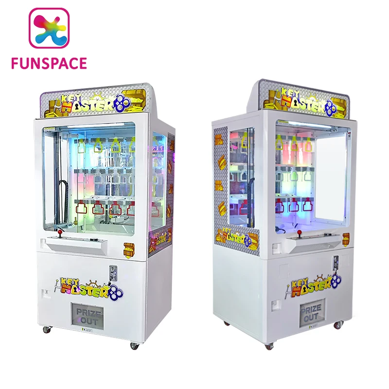 Coin Operated 9 Holes 15 Holes Golden Key Game Shopping Mall Vending Machine Claw Machine Wholesale Mini Key Master
