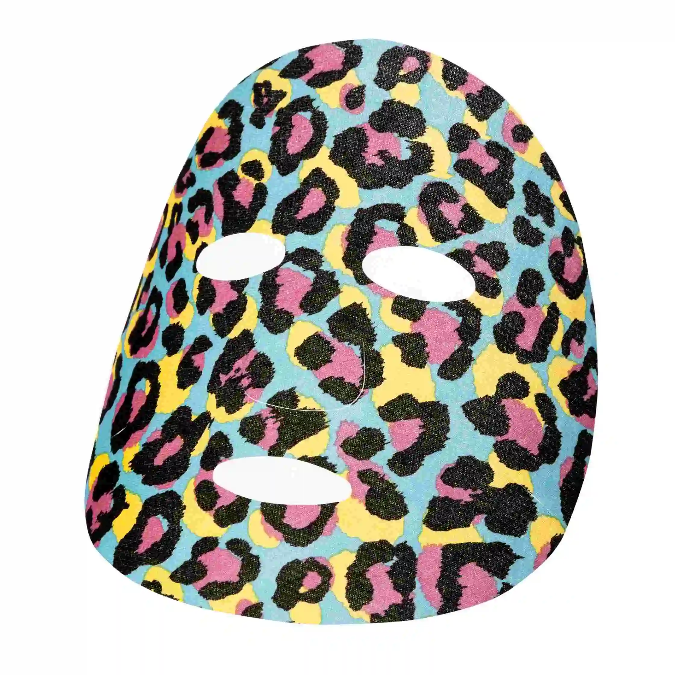 Wholesale Eco Friendly leopard print Facial Mask Materials Silky Soft Non-Woven Sheet Mask
