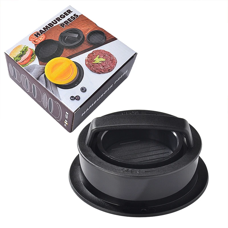 New Product ideas 2023 Round plastic Patty press kitchen accessories Hamburger meat press for hamburgers