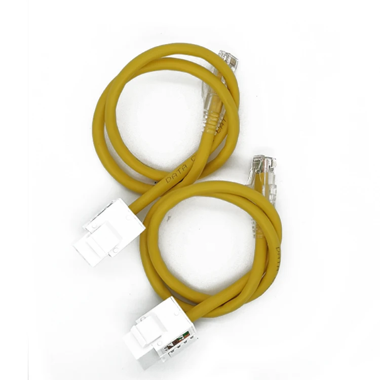 Factory Price CAT6E UTP 24AWG 0.5M Round Cable RJ45 UTP FTP CAT6 CAT6E Ethernet Cable