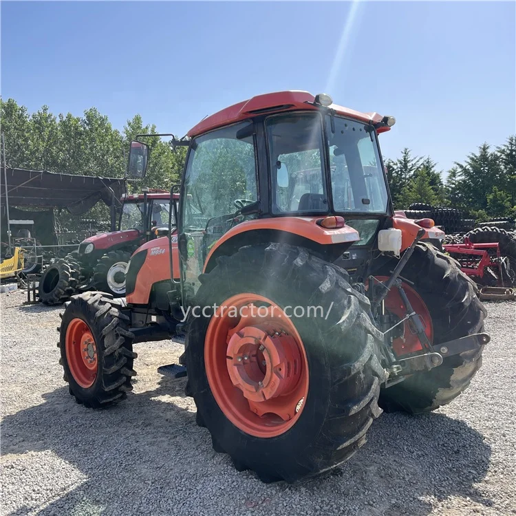 Kubota 95hp 4wd б/у Тракторные колеса запчасти для сельскохозяйственной техники шиномонтажный трактор