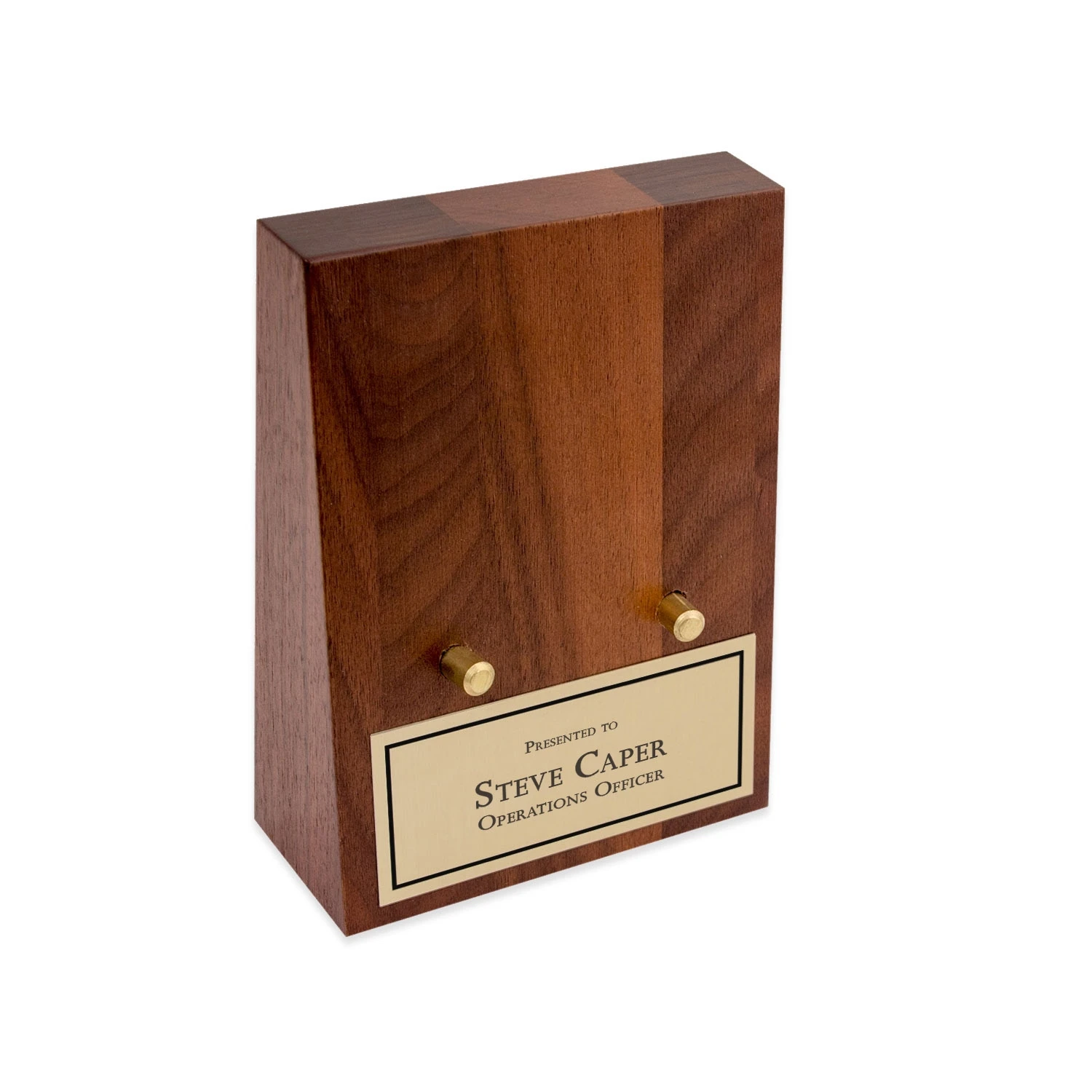 Noble 2023  Wooden Ornaments Medallion Stand Achievement Cooperation Trophy Award Custom Logo Business Gift Hand Craft Plaque