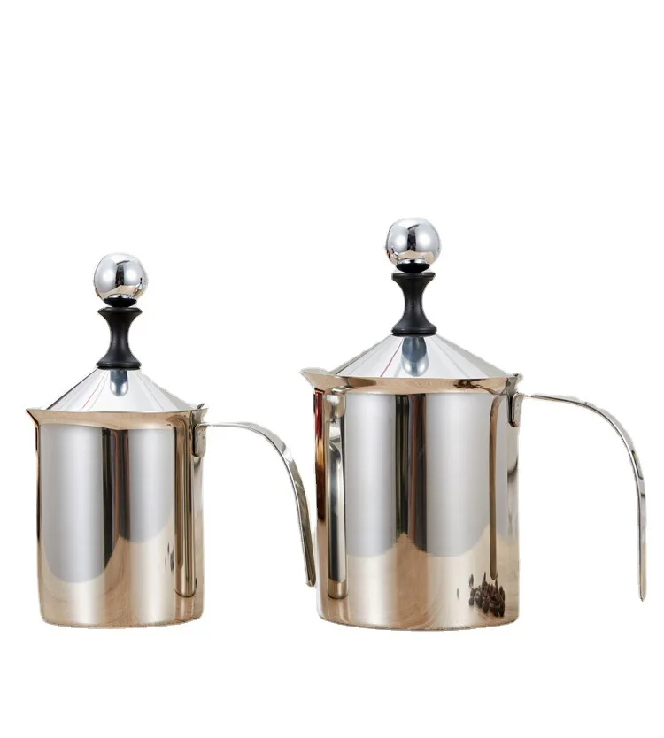 Classic Cappuccino Latte Hand Frothing Pitcher 304 Stainless Steel Manual Creamer for Milk Stocked Feature