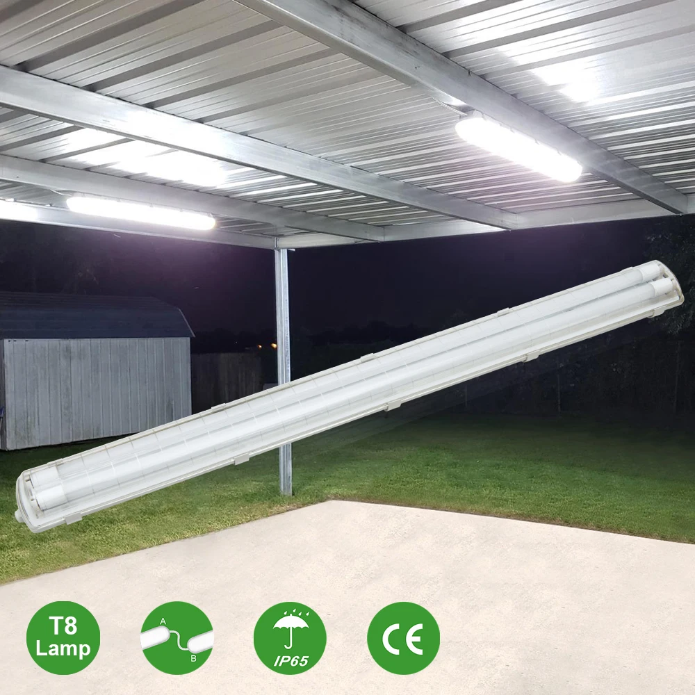  Eslas Low Price Custom Tri-proof LED T8 Tube IP65 Waterproof Lighting Fixture Fixtures
