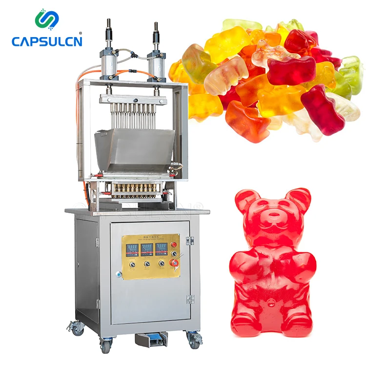 Lab Small Sweet And Candies Making Machine Manual Semi-Automatic Round Jelly Gummy Soft Candy Making Machine