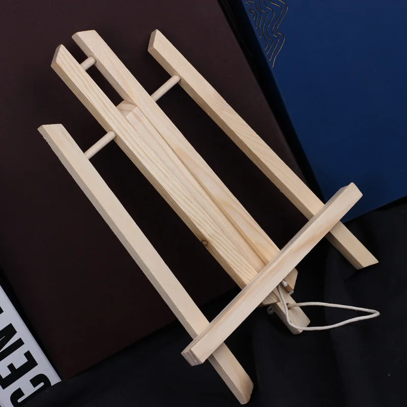 2024 Hot Sale Cheap Price Mini Wooden Portable Foldable Tabletop Easel For Painting